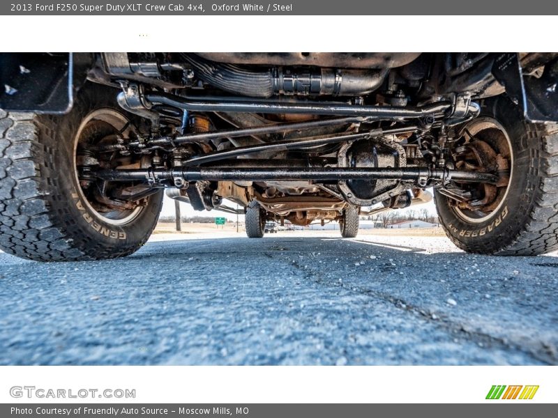 Oxford White / Steel 2013 Ford F250 Super Duty XLT Crew Cab 4x4