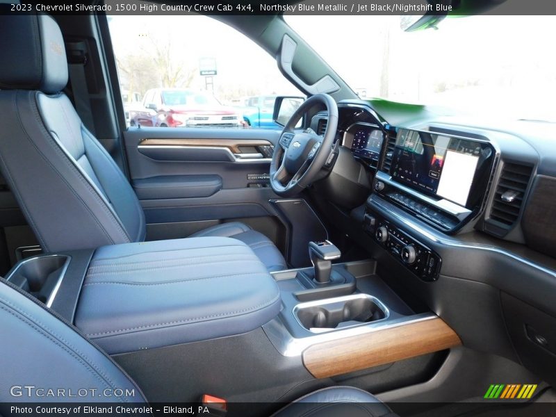 Front Seat of 2023 Silverado 1500 High Country Crew Cab 4x4