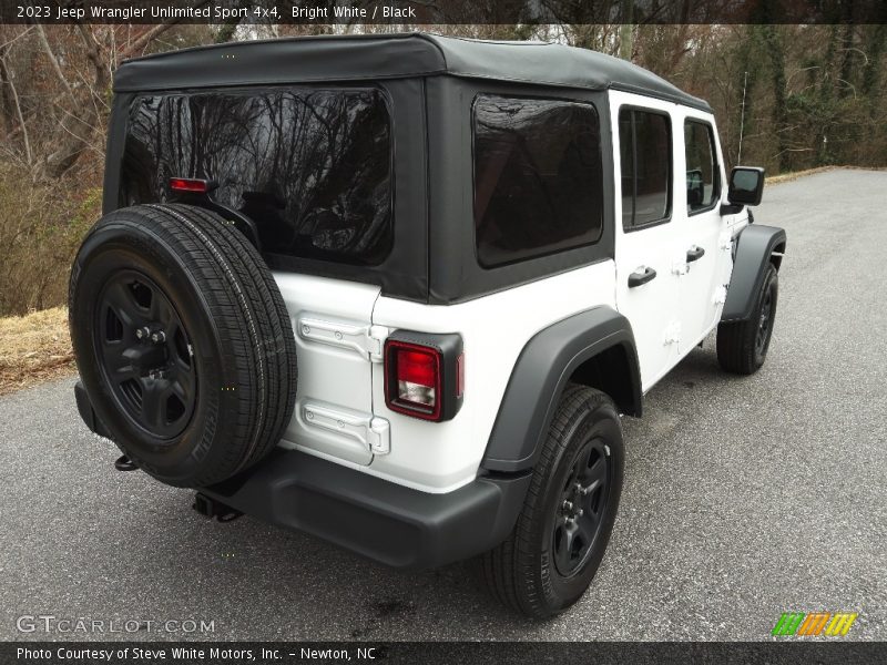 Bright White / Black 2023 Jeep Wrangler Unlimited Sport 4x4