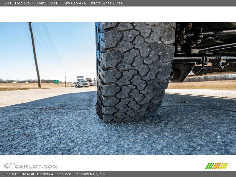 Oxford White / Steel 2013 Ford F250 Super Duty XLT Crew Cab 4x4