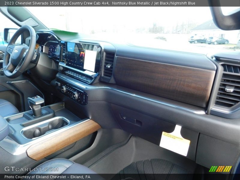 Northsky Blue Metallic / Jet Black/Nightshift Blue 2023 Chevrolet Silverado 1500 High Country Crew Cab 4x4
