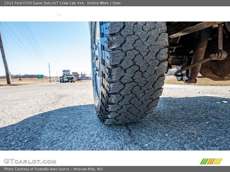 Oxford White / Steel 2013 Ford F250 Super Duty XLT Crew Cab 4x4
