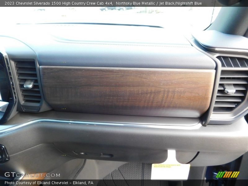 Northsky Blue Metallic / Jet Black/Nightshift Blue 2023 Chevrolet Silverado 1500 High Country Crew Cab 4x4