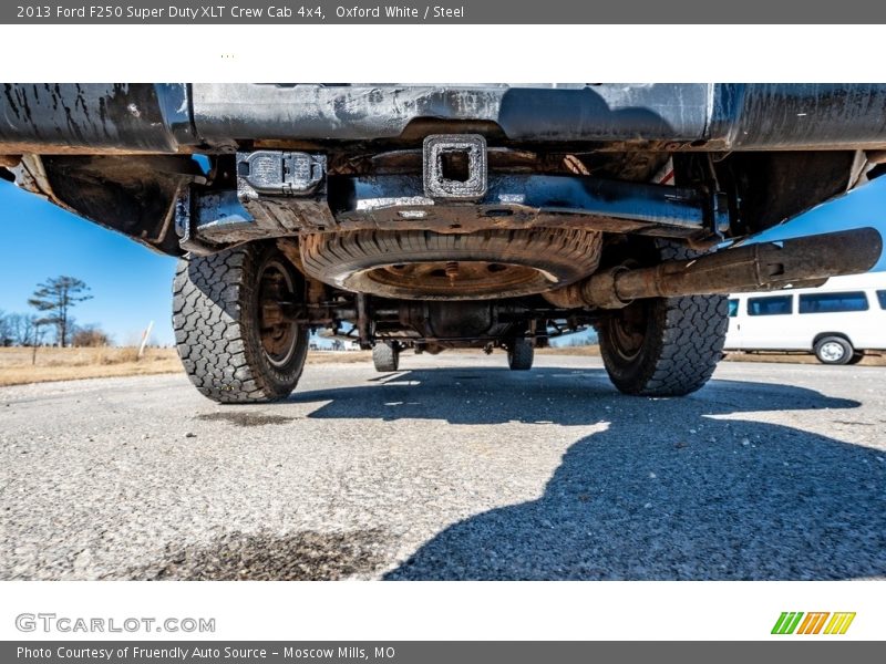 Oxford White / Steel 2013 Ford F250 Super Duty XLT Crew Cab 4x4