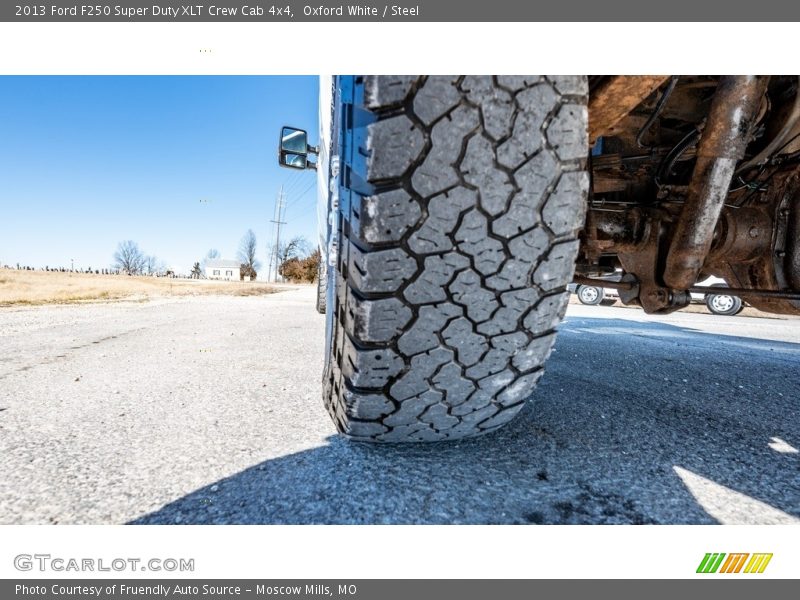 Oxford White / Steel 2013 Ford F250 Super Duty XLT Crew Cab 4x4