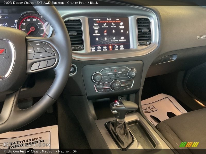 Granite Pearl / Black 2023 Dodge Charger SXT AWD Blacktop