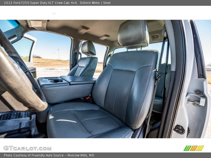 Oxford White / Steel 2013 Ford F250 Super Duty XLT Crew Cab 4x4