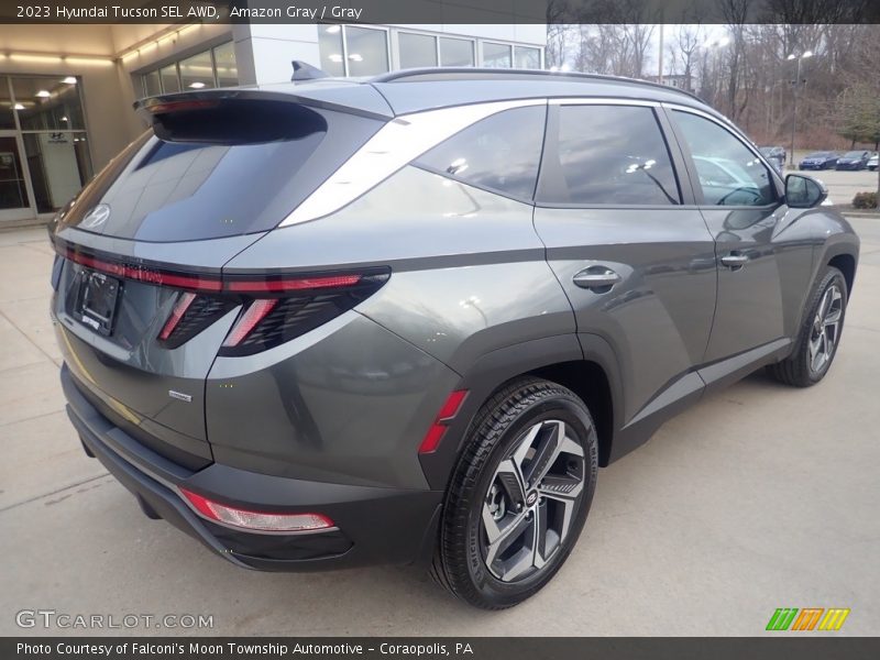 Amazon Gray / Gray 2023 Hyundai Tucson SEL AWD