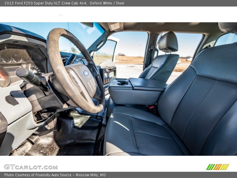 Oxford White / Steel 2013 Ford F250 Super Duty XLT Crew Cab 4x4