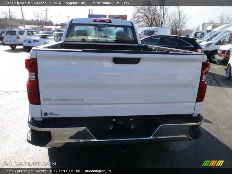 Summit White / Jet Black 2021 Chevrolet Silverado 1500 WT Regular Cab