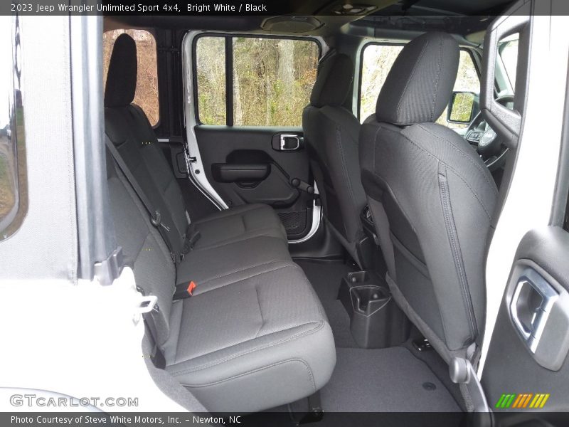 Bright White / Black 2023 Jeep Wrangler Unlimited Sport 4x4