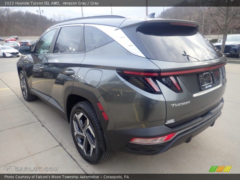 Amazon Gray / Gray 2023 Hyundai Tucson SEL AWD