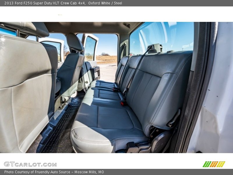 Oxford White / Steel 2013 Ford F250 Super Duty XLT Crew Cab 4x4