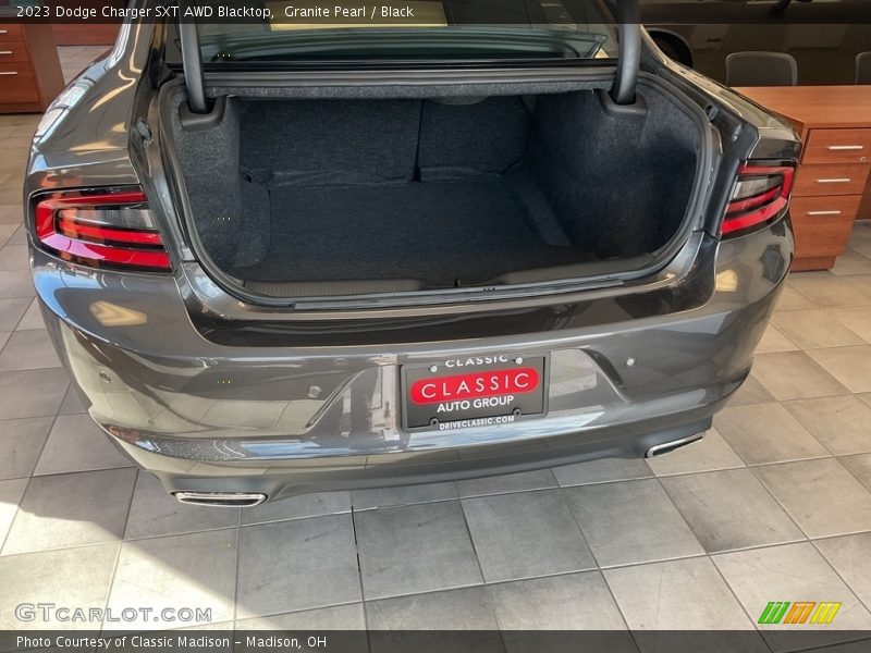 Granite Pearl / Black 2023 Dodge Charger SXT AWD Blacktop