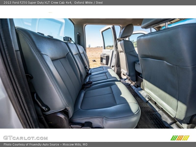 Oxford White / Steel 2013 Ford F250 Super Duty XLT Crew Cab 4x4
