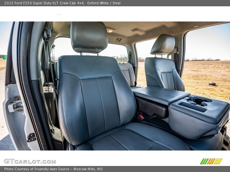 Oxford White / Steel 2013 Ford F250 Super Duty XLT Crew Cab 4x4