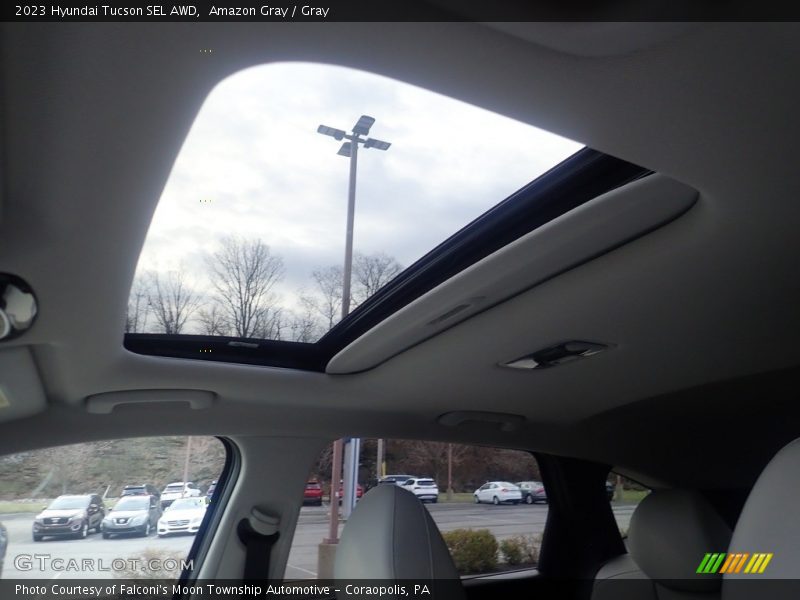 Amazon Gray / Gray 2023 Hyundai Tucson SEL AWD