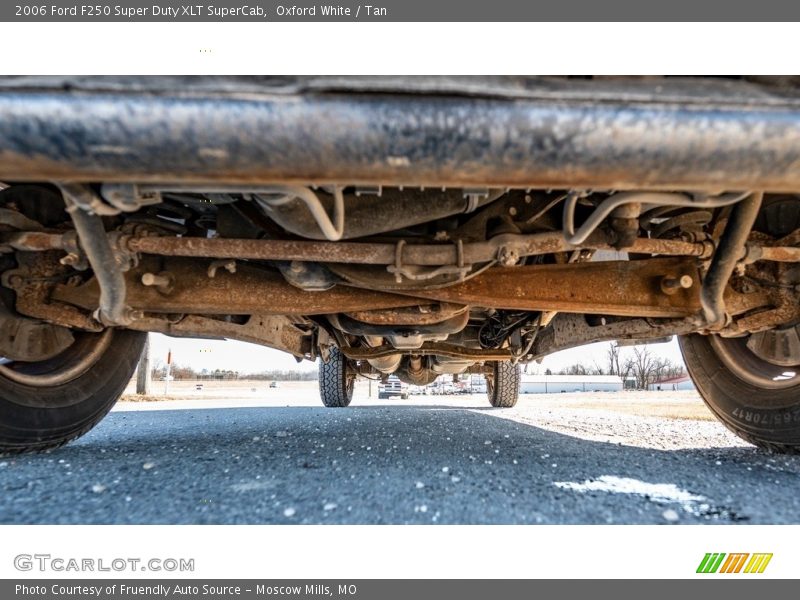 Oxford White / Tan 2006 Ford F250 Super Duty XLT SuperCab