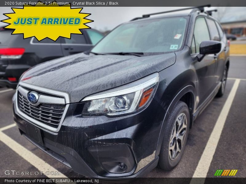 Crystal Black Silica / Black 2020 Subaru Forester 2.5i Premium