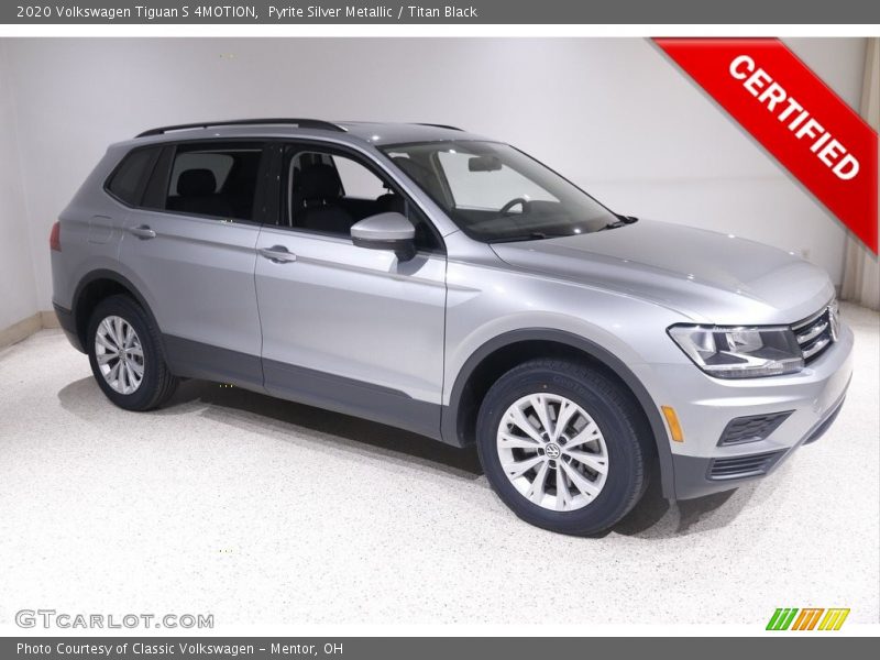 Pyrite Silver Metallic / Titan Black 2020 Volkswagen Tiguan S 4MOTION