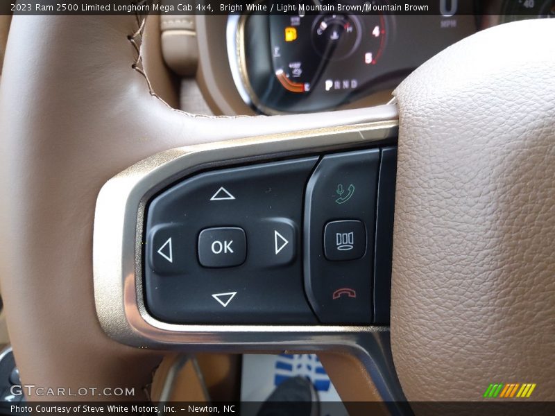  2023 2500 Limited Longhorn Mega Cab 4x4 Steering Wheel