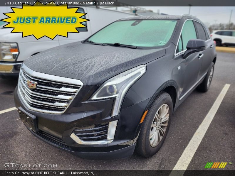 Stellar Black Metallic / Jet Black 2018 Cadillac XT5 Luxury AWD