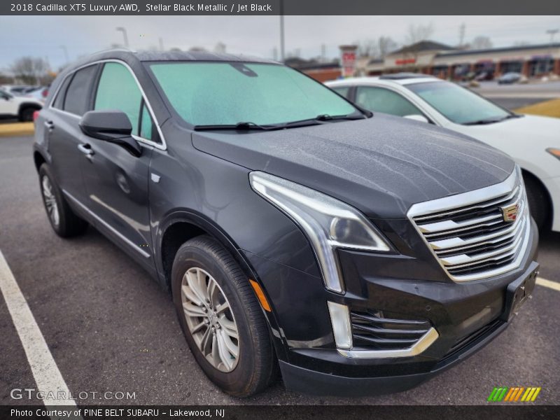 Stellar Black Metallic / Jet Black 2018 Cadillac XT5 Luxury AWD