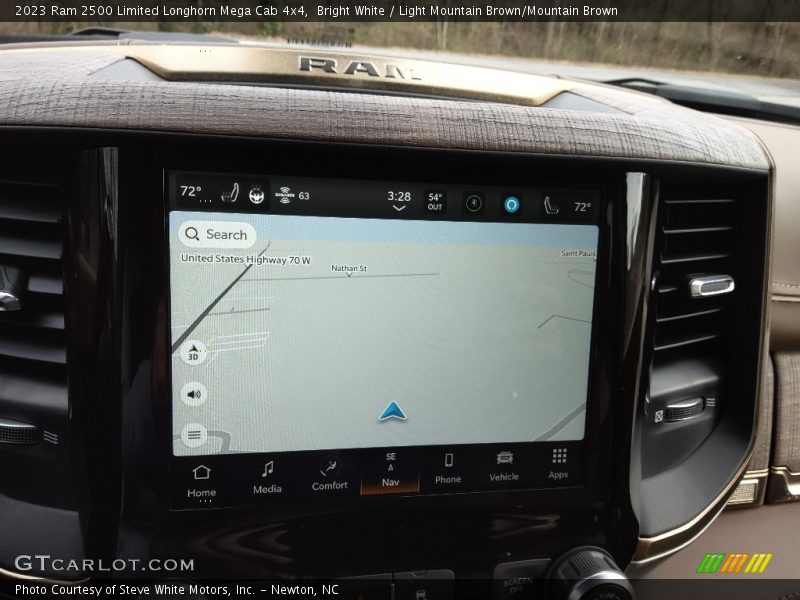 Navigation of 2023 2500 Limited Longhorn Mega Cab 4x4