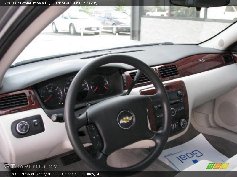 Dark Silver Metallic / Gray 2008 Chevrolet Impala LT