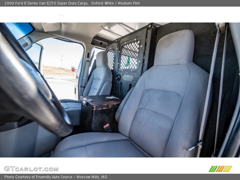 Oxford White / Medium Flint 2009 Ford E Series Van E250 Super Duty Cargo