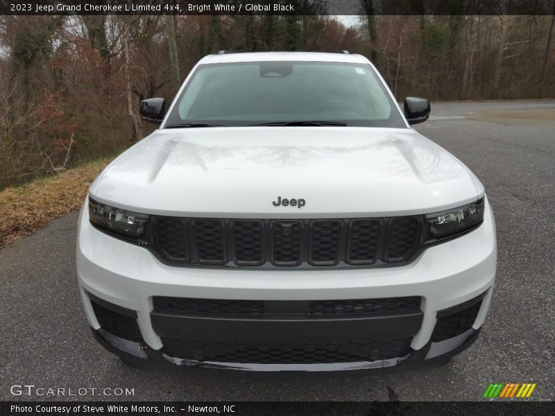Bright White / Global Black 2023 Jeep Grand Cherokee L Limited 4x4