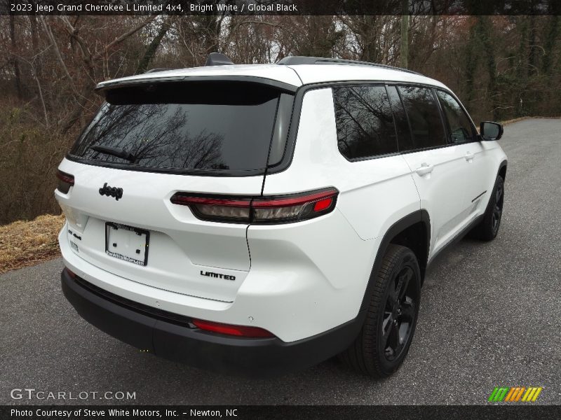 Bright White / Global Black 2023 Jeep Grand Cherokee L Limited 4x4
