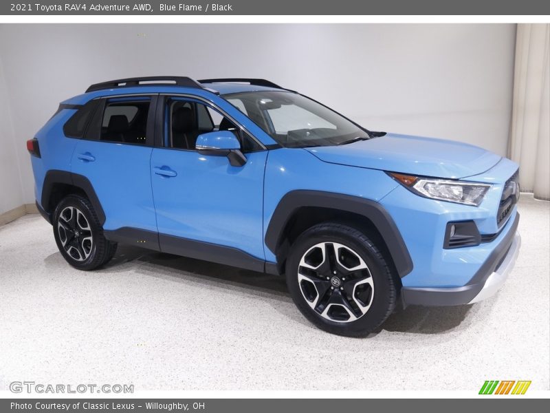 Blue Flame / Black 2021 Toyota RAV4 Adventure AWD