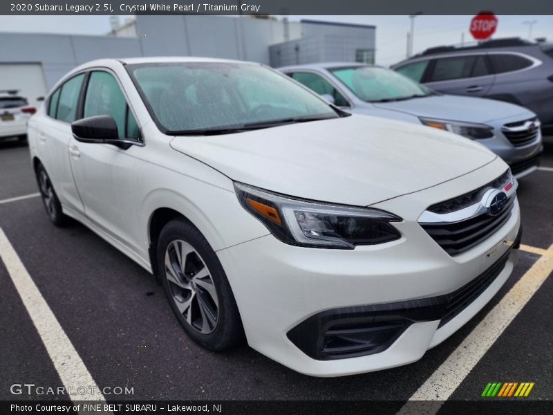 Crystal White Pearl / Titanium Gray 2020 Subaru Legacy 2.5i