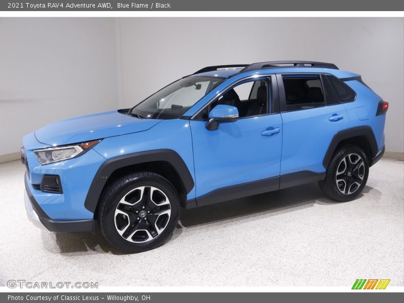 Blue Flame / Black 2021 Toyota RAV4 Adventure AWD