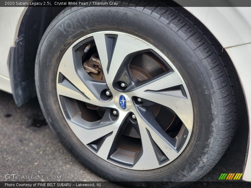 Crystal White Pearl / Titanium Gray 2020 Subaru Legacy 2.5i