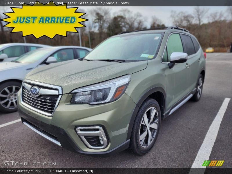 Jasper Green Metallic / Saddle Brown 2021 Subaru Forester 2.5i Touring