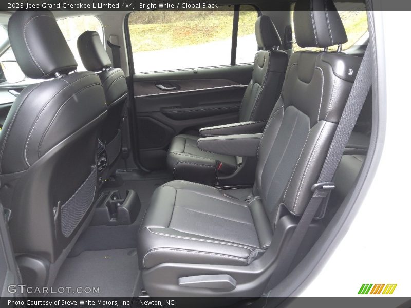 Bright White / Global Black 2023 Jeep Grand Cherokee L Limited 4x4