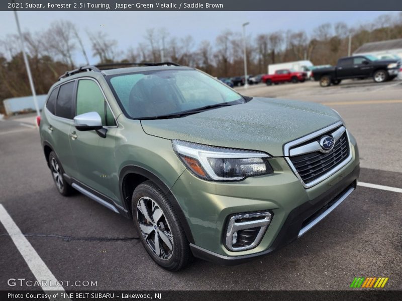 Jasper Green Metallic / Saddle Brown 2021 Subaru Forester 2.5i Touring