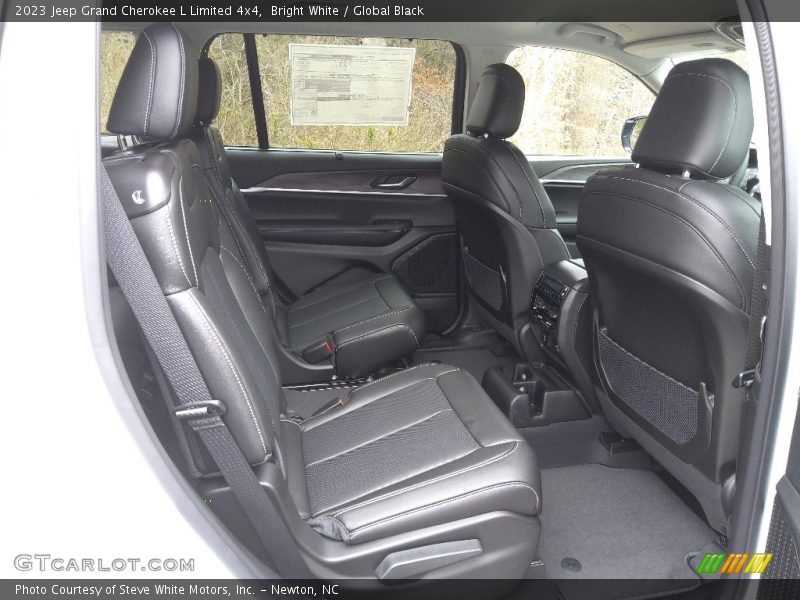 Bright White / Global Black 2023 Jeep Grand Cherokee L Limited 4x4
