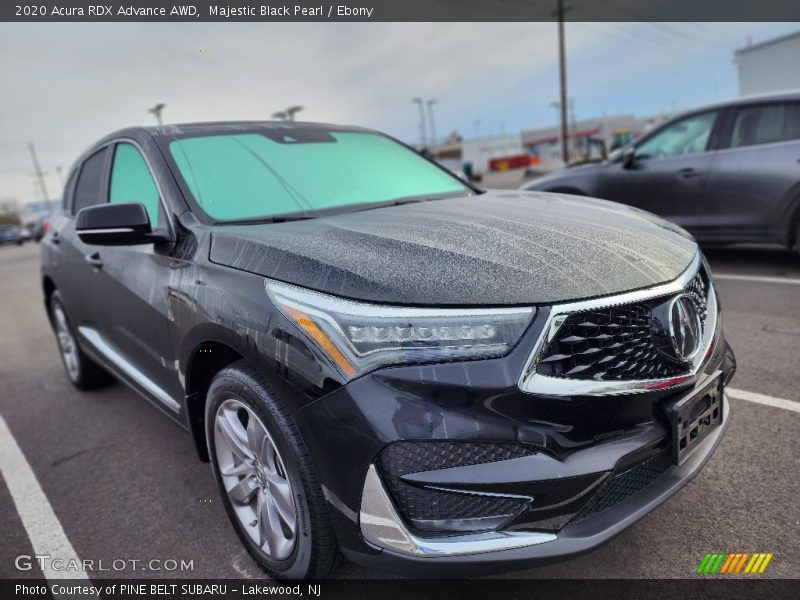 Majestic Black Pearl / Ebony 2020 Acura RDX Advance AWD