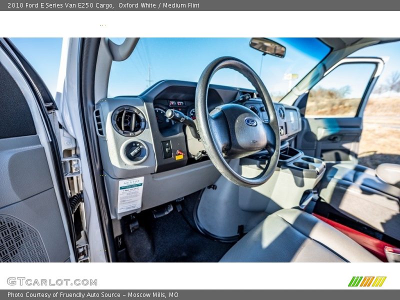 Oxford White / Medium Flint 2010 Ford E Series Van E250 Cargo