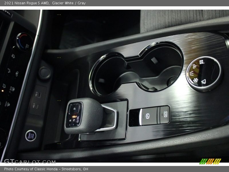 Glacier White / Gray 2021 Nissan Rogue S AWD