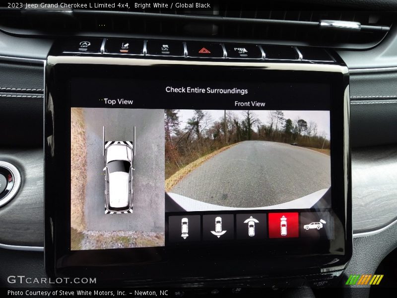 Bright White / Global Black 2023 Jeep Grand Cherokee L Limited 4x4