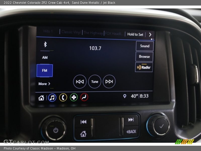 Sand Dune Metallic / Jet Black 2022 Chevrolet Colorado ZR2 Crew Cab 4x4