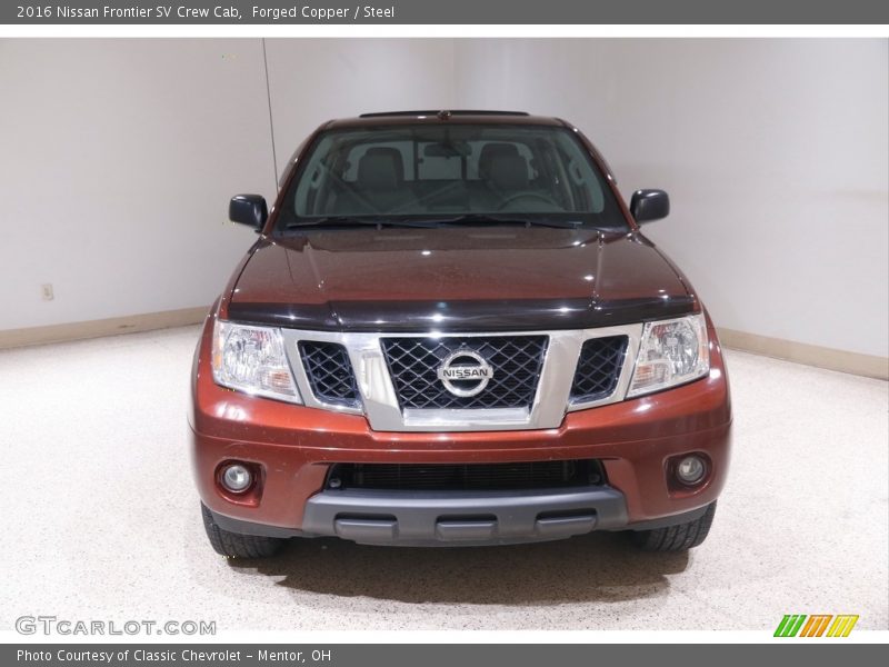 Forged Copper / Steel 2016 Nissan Frontier SV Crew Cab