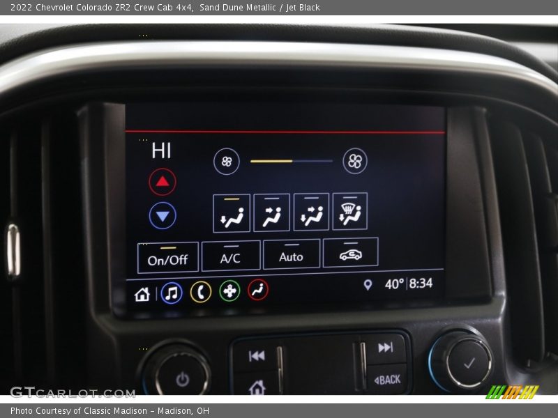 Sand Dune Metallic / Jet Black 2022 Chevrolet Colorado ZR2 Crew Cab 4x4