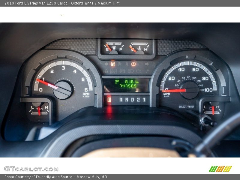Oxford White / Medium Flint 2010 Ford E Series Van E250 Cargo