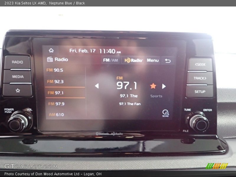 Neptune Blue / Black 2023 Kia Seltos LX AWD