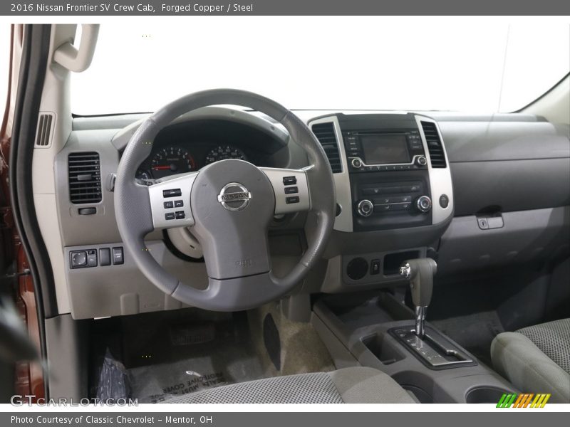 Dashboard of 2016 Frontier SV Crew Cab